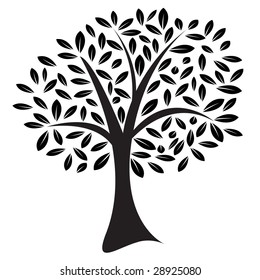 Tree Drawing Known Tree Sketch Stock Vector (Royalty Free) 1336961588