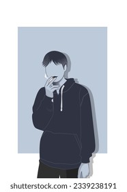 vector image, simple clothing style inspiration for everyday