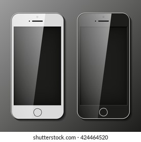 Vector iPhone 6. Smartphone icon. New technologies 6s realistic Mobile phone
