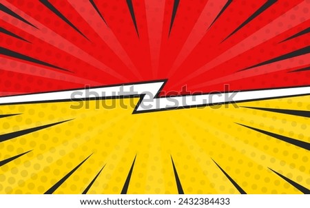 Vector Retro Comic Background Effect