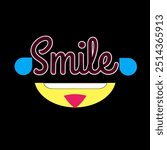 A vector is a scalable digital image of smile , ideal for logos, icons and design.It maintain quality at any size,making it perfect for both web and print use.