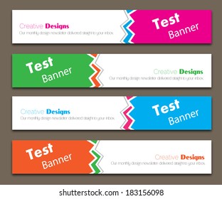 Set Colorful Vector Sample Label Template Stock Vector (Royalty Free ...
