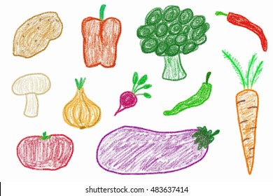 Kids Drawing Foods Hd Stock Images Shutterstock