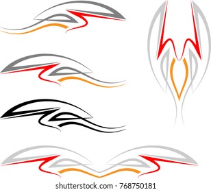 Vehicle Graphics Stripe Vinyl Ready Vector Stock Vector (Royalty Free ...