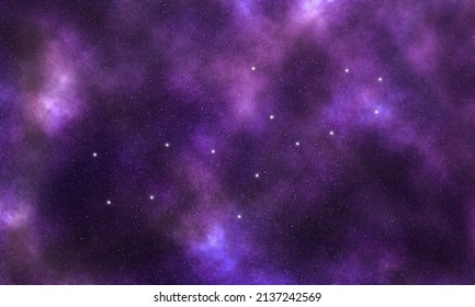 Vela star constellation, Night sky, Cluster of stars, Deep space, Sails constellation 