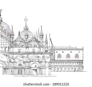 Sketch Golden Temple Amritsar Punjab India Stock Vector (Royalty Free ...