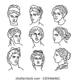 Greek Goddess Logo Stock Illustrations Images Vectors