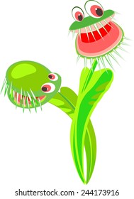 Venus Flytrap Predatory Flower Stock Illustration 244173916 | Shutterstock