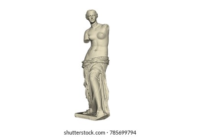 Venus Of Milo 3D Rendering