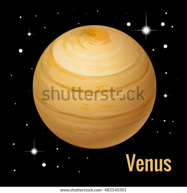 Venus planet. High quality isometric solar\
system planets.
