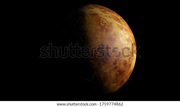 Venus Planet and Space.\
3d illustration