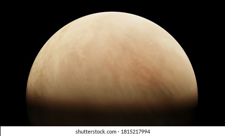 planet venus surface features