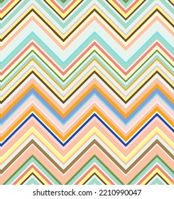 Versatile Useful Zigzag Pattern. Background. Perfect Pattern For Packaging And Embellishment. Hand Drawn In Photoshop