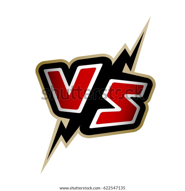 Versus Letters Vs Logo のイラスト素材