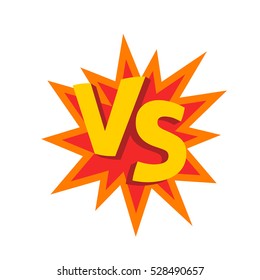 Versus Letters Vs Logo Vector Emblem Stock Vector (Royalty Free) 526700227