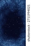 Vertical Deep Space Vortex with Blue Nebula and Starry Sky