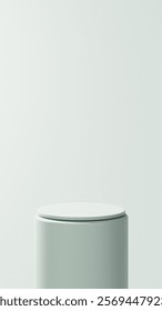 vertical honeydew background, honeydew rounded base podium, honeydew color palette, product placement, background color palette