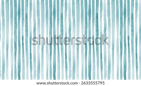 vertical lines vector seamless pattern. Grunge paintbrush blue texture. Freehand old style painting seamless wallpaper ornament. Brush stroke stripes Watercolor ombre colorful hand draw lines pattern.