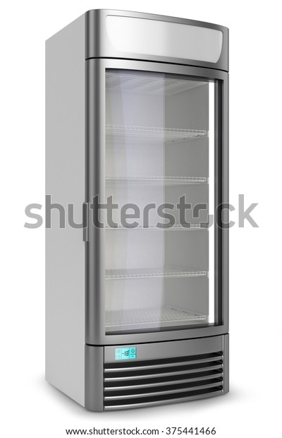 https www shutterstock com es image illustration vertical showcase freezer refrigerator isolated on 375441466