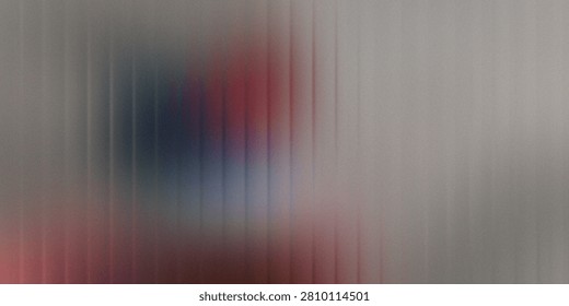 Vertical stripes pattern with blurred colorful light and frosted glass texture. Abstract background showing light leaks through textured glass surface.
