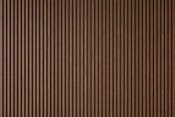 Vertical Wooden Slats Texture For Interior Decoration, Texture Wallpaper Background, Backdrop Texture For Architectural 3D Rendering.