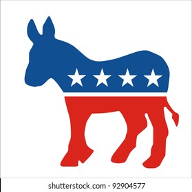 very big size democratic party donkey symbol