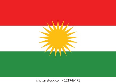 Very Big Size Kurdistan People Republic Flag