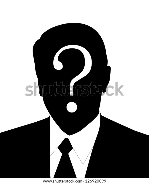 Very Big Size Man Without Face Stock Illustration 126920099