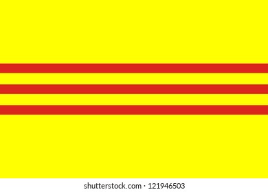 Very Big Size South Vietnam People Republic Flag