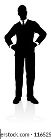 Very High Quality Business Person Silhouette