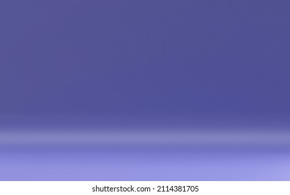 Very Peri Simple Empty Background Soft Gradient Wall And Floor For Product Advertising And Design Concept No People 3d Rendering