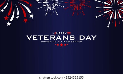 Veterans Day Background Design. Banner, Poster, Vector Illustration.	 - Powered by Shutterstock