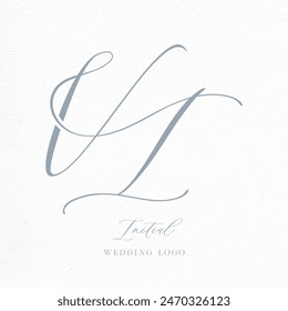 VI Initial Wedding Logo Monogram