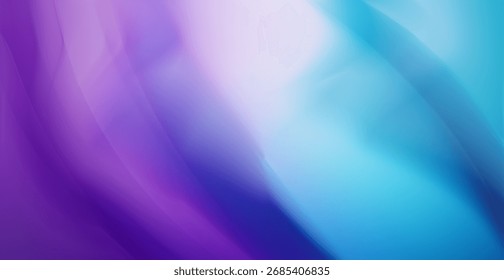 A vibrant abstract background featuring dynamic swirls of deep purple and bright blue, highlighted by luminous effects. The flowing shapes and energetic colors create a modern and captivating visual e