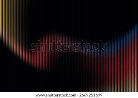 Vibrant abstract background with smooth gradient waves in deep red, orange, and black shades creating futuristic glowing light flow for modern design and digital art.