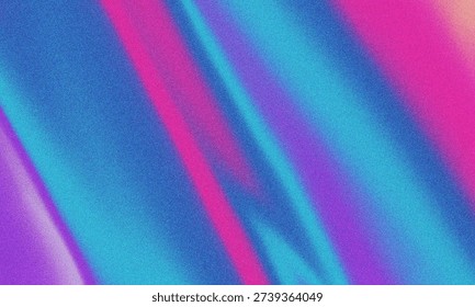 A vibrant abstract featuring diagonal stripes in shades of blue, purple, and pink, creating a dynamic gradient effect with a textured appearance.