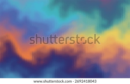 Vibrant Abstract Gradient Background with Pixelated Texture