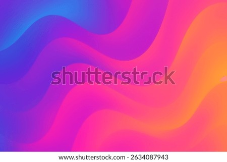Vibrant Abstract Gradient Waves Background
