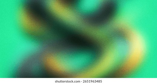 A vibrant abstract image features smooth flowing gradients of green dark green yellow and hints of brown The overall effect is textured and organic