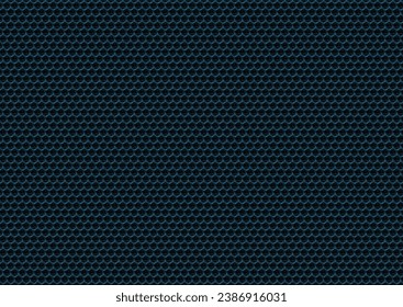 A vibrant blue hexagonal pattern with spaces, set on a dark blue backdrop with an abstract grid. - Powered by Shutterstock