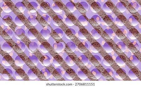 Vibrant Bubble Texture Background with Diagonal Stripes, Gradient Design, and Glossy Glass Effect