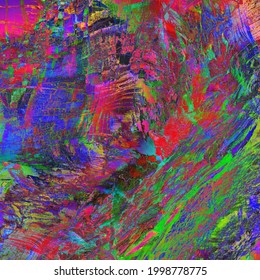 vibrant color abstract pattern design