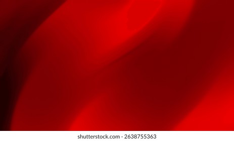 Vibrant, deep red abstract background design showcasing flowing gradients and smooth transitions.  The image is characterized by a spectrum of red tones and a dynamic pattern of soft, wavy lines