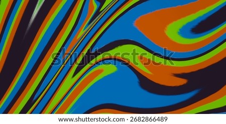 Vibrant and Dynamic Abstract Delight with a Multitude of Colors and Patterns