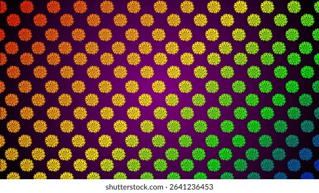  floral vibrante con