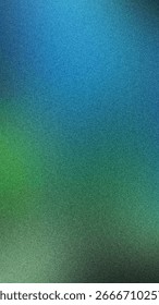 A vibrant gradient background features a blend of blue and green tones, creating a textured and visually engaging abstract design