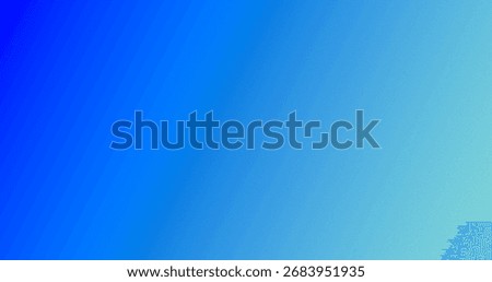 Vibrant gradient background transitions from deep electric blue 