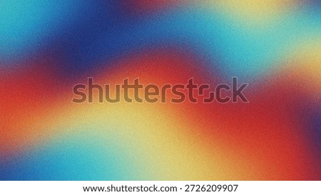 A vibrant, multicolored grainy gradient background with an abstract texture, perfect for adding a dynamic and colorful touch to various design projects, including web design, print materials, and digital art, creating a visually appealing and engaging visual effect.