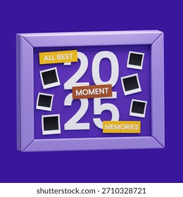 A vibrant purple-framed digital countdown timer suitable for events and time management displays.