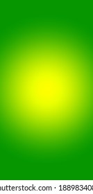 Vibrant And Simple Radial Green And Yellow Colour Gradient Background Especially For Product Advertising